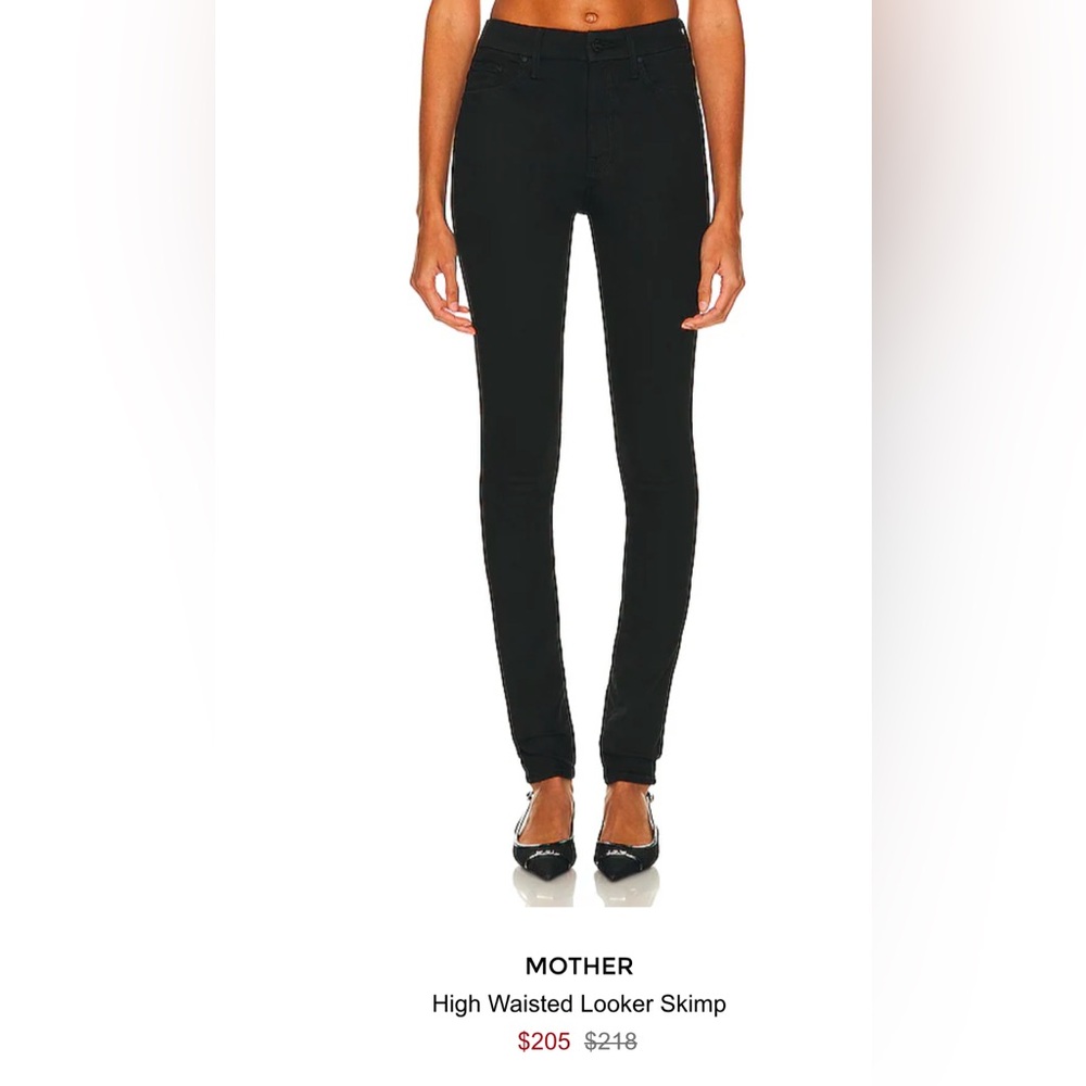 New with Tags! Mother Denim black jeans size 27